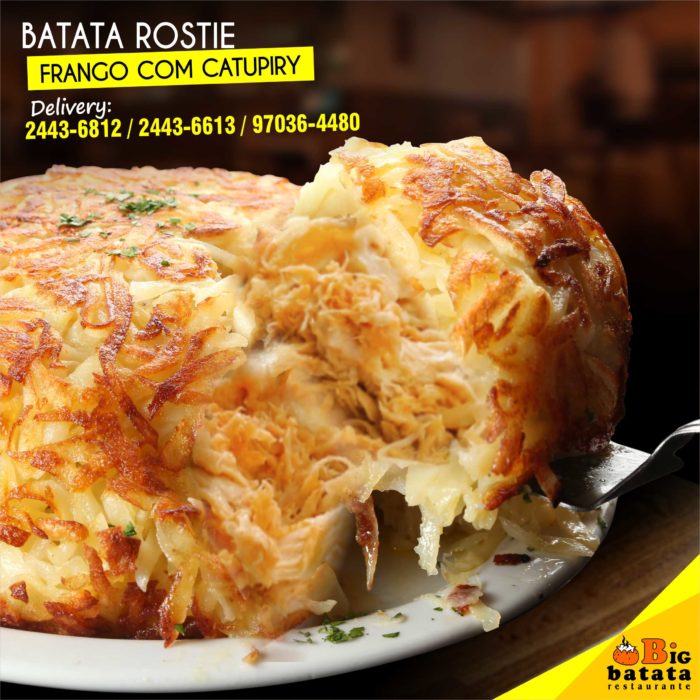 Batata Rostie Frango c/ Catupiry – Big Batata